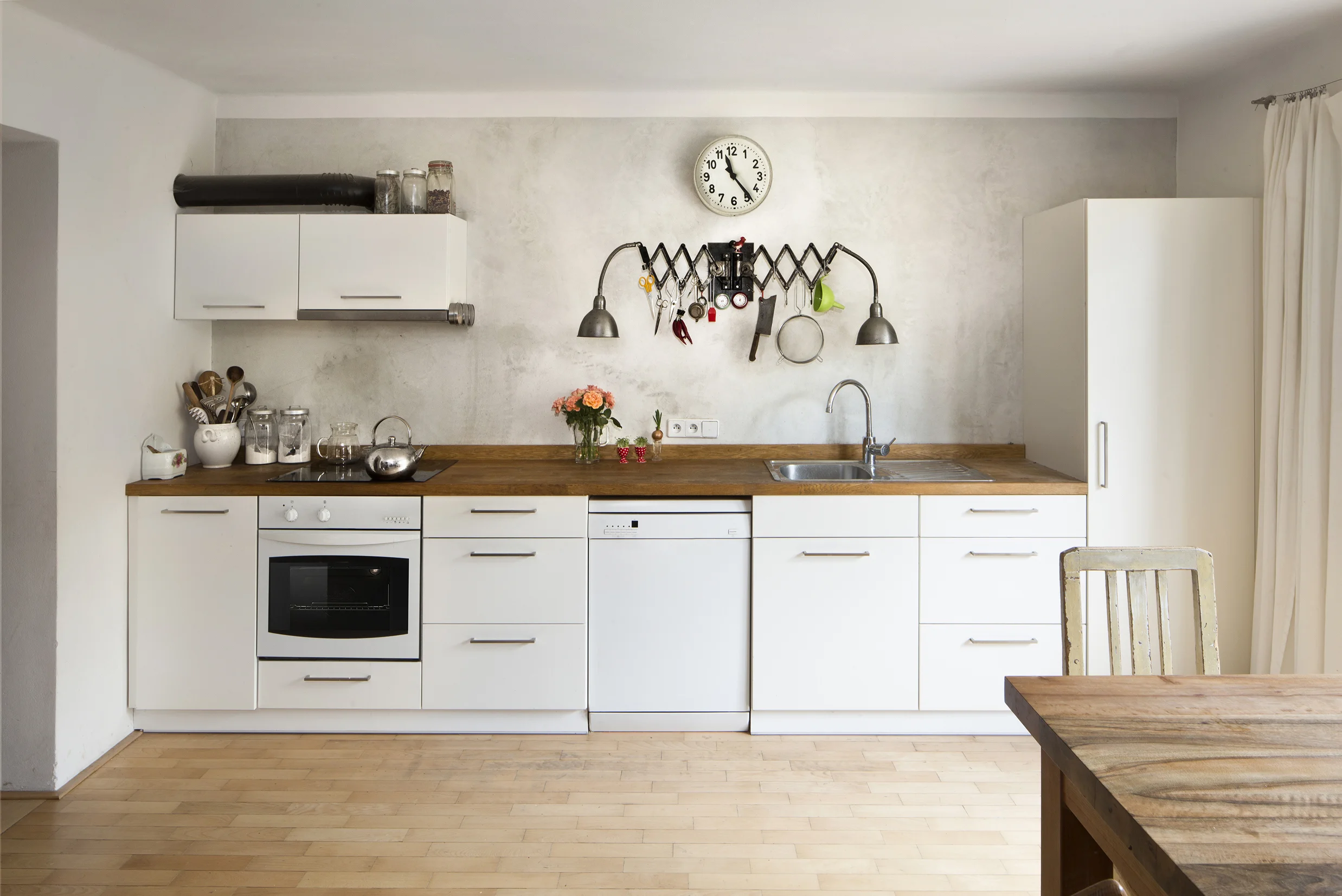 Straight Kitchen Layout